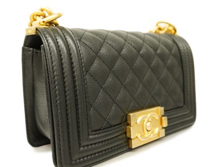 CHANEL   Boy  Chain Shoulder Bag Black Hot on Sale