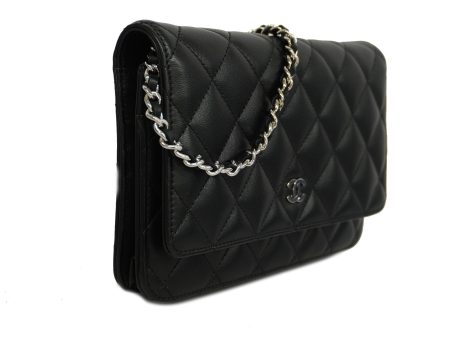 CHANEL   Matelasse Chain Shoulder Gold Hardware Women s Lambskin Black Cheap