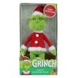 Dr Seuss The Grinch Classic Grinchmas Plush with Santa Hat and Jacket For Cheap