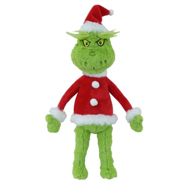 Dr Seuss The Grinch Classic Grinchmas Plush with Santa Hat and Jacket For Cheap