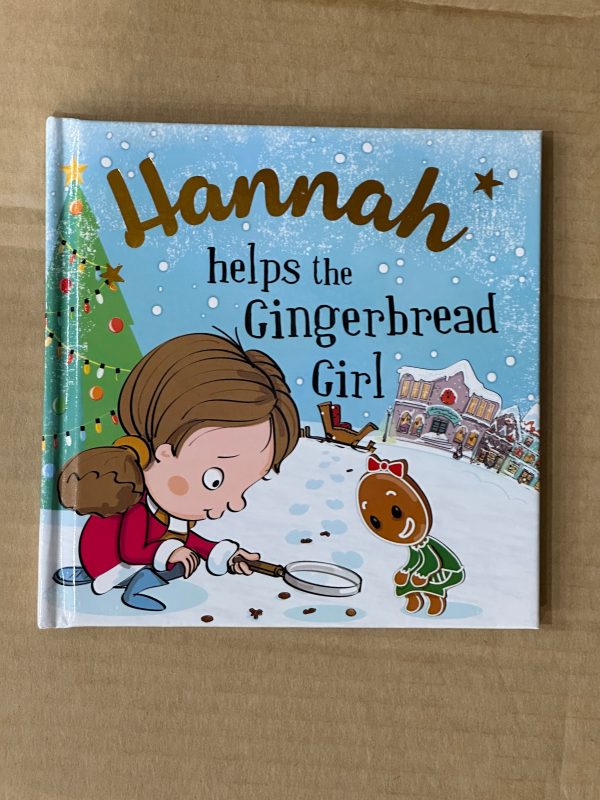 YOUR NAME CHRISTMAS STORYBOOK HANNAH For Sale