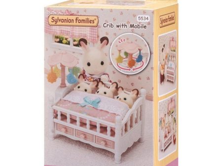 SYLVANIAN FAMILIES CRIB WITH MOBILE on Sale