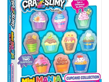 Cra-Z-Slimy Mini Mania Slimy Food - Cupcake Collection Supply