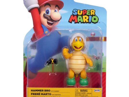 NINTENDO SUPER MARIO 4  FIGURES HAMMER BRO WITH HAMMER For Cheap