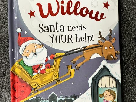 YOUR NAME CHRISTMAS STORYBOOK WILLOW For Sale