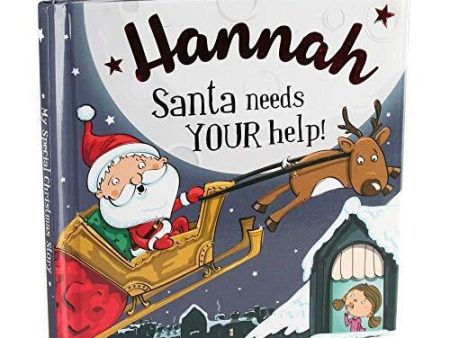 YOUR NAME CHRISTMAS STORYBOOK HANNAH For Sale