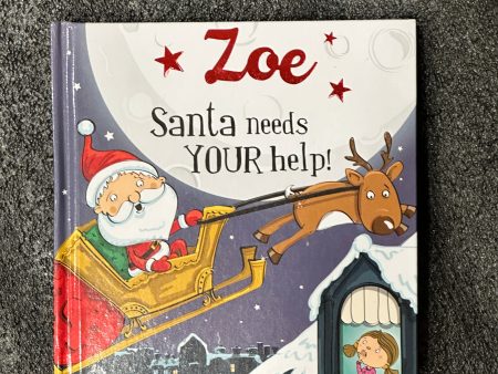 YOUR NAME CHRISTMAS STORYBOOK ZOE Sale