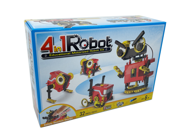 4 IN 1 EDUCATIONAL MOTORIZED ROBOT KIT Cheap